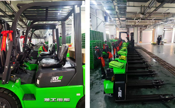 兰州恭喜力盖工程机械:成功新交付几批龙工叉车